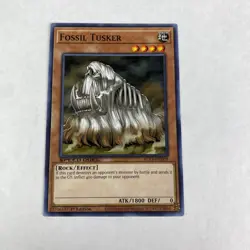 Yugioh Fossil Tusker SGX4-END09 Midterm Destruction 1st Edition Common - Image 1