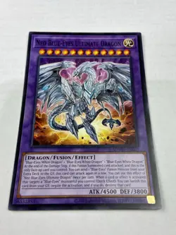 Yugioh Neo Blue-eyes Ultimate Dragon Sdwd-en035 Blue Eyes White Destiny A - Image 1