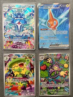 Pokemon TCG Mixed 4 Card Lot NM New Mint Illustration Rares and More - Image 1