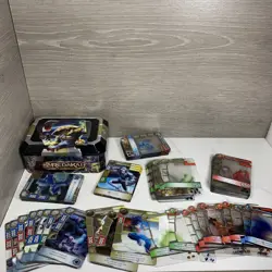 Redakai Conquer the Kairu Lot Of 131 Cards Rare Huge Bundle With Tin - Image 1