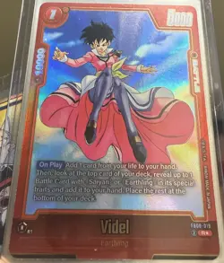Videl FB08-019 Alternate Art Saiyan's Pride Dragon Ball English Card - Image 2