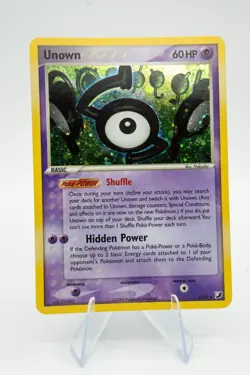Pokemon Card - Unown S - Ex Unseen Forces S/28 Holo Rare Secret - LP+ NM - Image 1