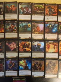 World of Warcraft TCG Fields of Honor & Drums of War 374 Foil Card Lot - WoW - Image 3