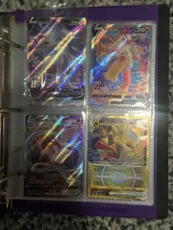 Pokemon Collection Mixed Lot of Cards w/ Binder - Image 5