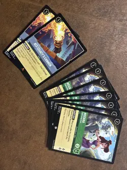 Disney Lorcana: Ursula’s Return Chapter 3 Common/ Uncommon Card Lot Of 215 - Image 2