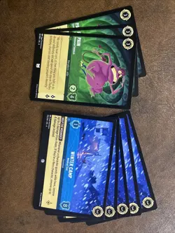Disney Lorcana: Ursula’s Return Chapter 3 Common/ Uncommon Card Lot Of 215 - Image 3
