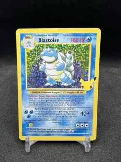 Blastoise Holo 2021 Celebrations Classic Collection 2/102 Pokemon Card - Image 1