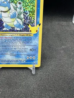 Blastoise Holo 2021 Celebrations Classic Collection 2/102 Pokemon Card - Image 5