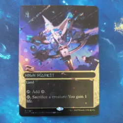 High Market (0108) (Borderless) (Galaxy Foil) -Foil Near Mint MTG Stellar Sights - Image 1
