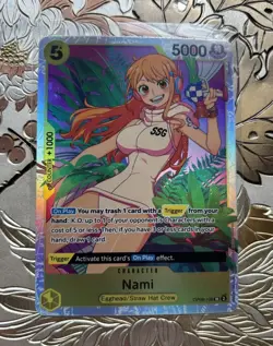 One Piece Card Game Nami OP08-106 SR Full Art Two Legends English - Image 1