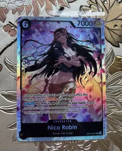 One Piece Card Game Nico Robin OP12-087 SR Legacy of the Master Foil - Image 1