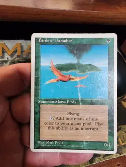 4th Edition MTG 1 Birds of Paradise Magic - Image 1
