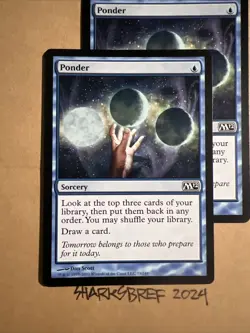 MTG Ponder X2 - Magic 2012 (M12) NM Pair - Image 3
