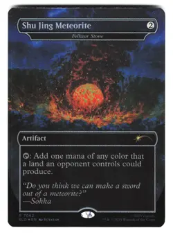 Shu Jing Meteorite #7062 (NM) (Rainbow Foil) Secret Lair Avatar Fellwar Stone - Image 1