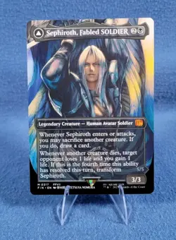 🔮 MTG: Sephiroth, Fabled SOLDIER (0317) (Borderless) Final Fantasy Regular - Image 1