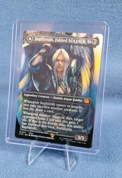 🔮 MTG: Sephiroth, Fabled SOLDIER (0317) (Borderless) Final Fantasy Regular - Image 3