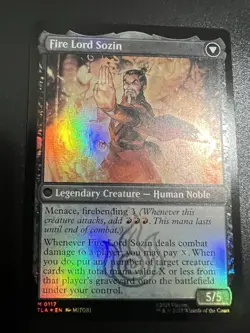 MtG Avatar The Last Airbender The Rise Of Sozin Mythic Foil Near Mint - Image 2