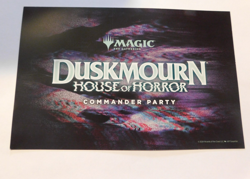 Magic the Gathering Commander Party Aids- Duskmourn House of Horror - Image 1