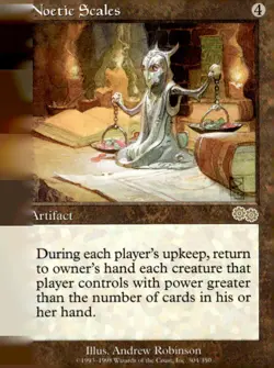 Urza's Saga #304 Noetic Scales - Image 1
