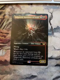Valgavoth, Harrower of Souls - Extended Art DSC NM MTG - Image 1