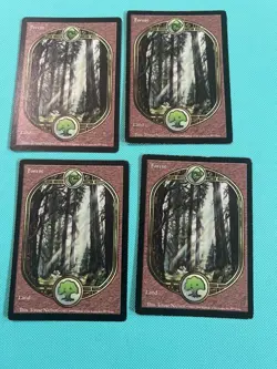 4x - Forest - Unglued - MTG - Magic the Gathering - x4 - Image 1