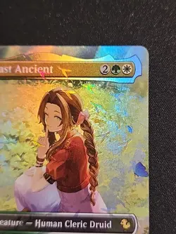 Aerith, Last Ancient (Borderless) (Chocobo Track Foil) MTG Magic Final Fantasy - Image 4