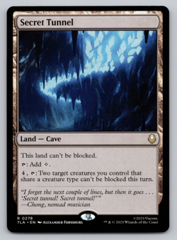 Secret Tunnel Land - MTG Avatar: TLA - Image 1