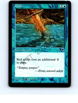 Chill #56 Uncommon Tempest MTG LP - Top Edge white flecked - Image 1