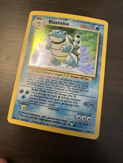 1999 Holo Rare Blastoise 2/102 Base Set Pokemon Card WOTC LP+ - Image 3