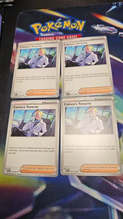 4x Colress's Tenacity 057/064 x4 - Shrouded Fable - Pokemon TCG - Playset NM - Image 3