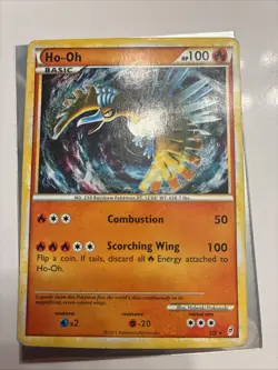 Pokemon TCG Ho-Oh SL5 Shiny Rare Col Call of Legends - Image 1