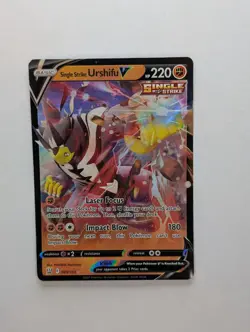 Single Strike Urshifu V - 085/163 - Pokemon Battle Styles Ultra Rare Card NM - Image 1