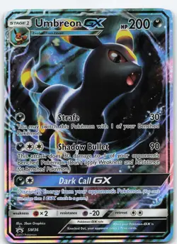 Umbreon GX SM36 Black Star Promo Holo SM Promos NM Pokemon - Image 1
