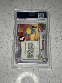 1999 Topps Pokemon Squirtle #7 PSA 9 - Image 2