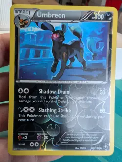 Umbreon Dark Explorers 60/108 Reverse Holo Pokemon TCG NM/LP - Image 1
