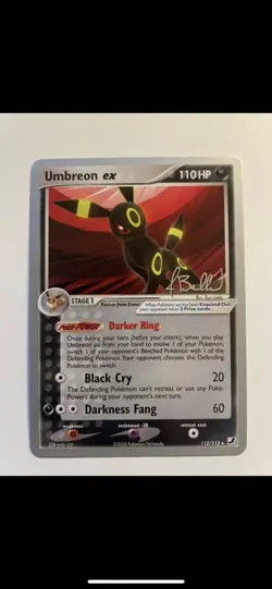 Pokemon Umbreon EX 112/115 Unseen Forces - Image 1