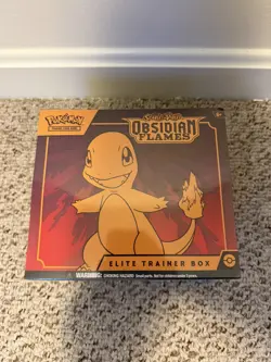 Pokemon TCG - Obsidian Flames Elite Trainer Box 9 Booster Pack ETB New Sealed - Image 1