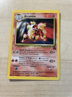 Arcanine 06/53 Wotc Promo Regular (Near Mint or Better) Vintage Pokemon - Image 1