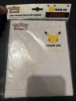 Pokemon 25th Anniversary First Partner Collector Binder With Jumbo Pikachu - Image 1