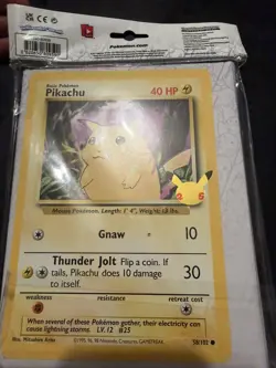 Pokemon 25th Anniversary First Partner Collector Binder With Jumbo Pikachu - Image 2