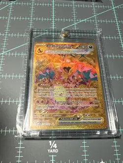 Charizard ex 228/197 Hyper Rare Pokemon SV03: Obsidian Flames Gold English NM - Image 1
