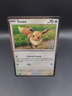 Eevee 133/165 Festive Stamped Promo Holiday Calendar 2025 Snowflake Pokemon - Image 1