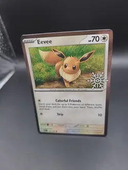 Eevee 133/165 Festive Stamped Promo Holiday Calendar 2025 Snowflake Pokemon - Image 3