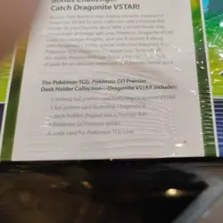 ✴Pokemon TCG: Pokemon GO Premier Deck Holder Collection - Dragonite VSTAR✴ 820650850790 - Image 2