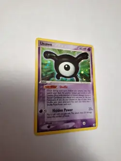 Pokemon EX Unseen Forces - Unown - (X) X/28 Holo Rare - Image 1