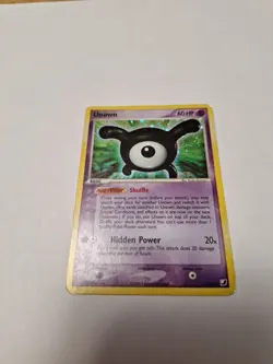 Pokemon EX Unseen Forces - Unown - (X) X/28 Holo Rare - Image 3
