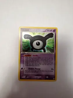 Pokemon EX Unseen Forces - Unown - (X) X/28 Holo Rare - Image 4