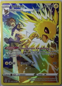 2022 Pokemon Sword & Shield Brilliant Stars Jolteon Trainer Gallery #TG04/TG30 - Image 1