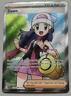 Pokemon Phantasmal Flames Dawn Trainer Supporter Ultra Rare HoloFoil #118/094 - Image 1