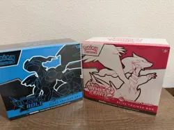 Pokemon Center Black Bolt and White Flare ETB Set Factory Sealed - Image 1